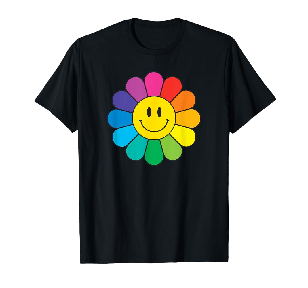 アイドル Rainbow Prism Ms. Flower Tshirts Black Rainbow Prism Ms. Flower” Tshirts Black | Zingaro official Web